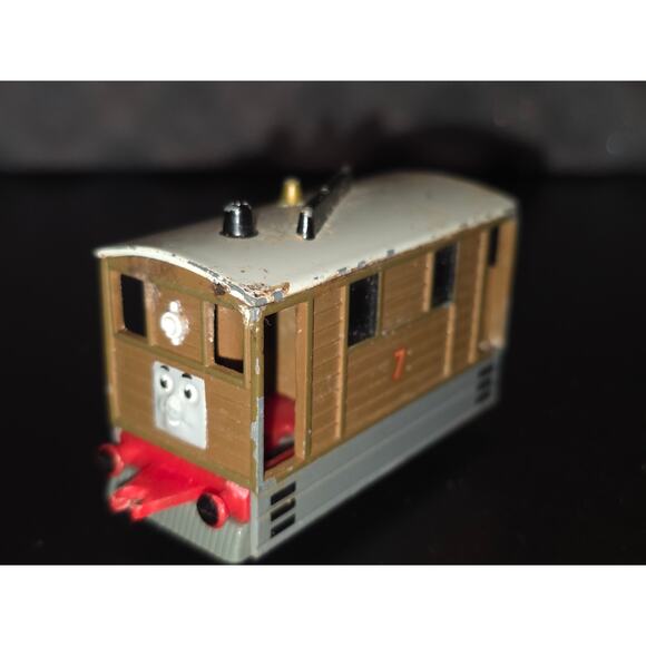 TOBY #7 the TRAM Engine Train Thomas & Friends ERTL Diecast Metal 1989 Vintage - Picture 1 of 7